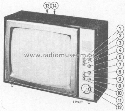 23TX462A /16 /66; Philips; Eindhoven (ID = 1511501) Television