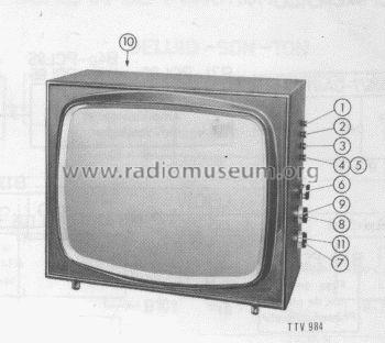 23TX550A /66; Philips; Eindhoven (ID = 1104485) Télévision