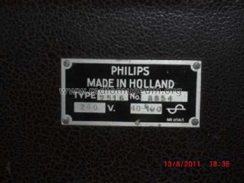 2516; Philips; Eindhoven (ID = 1040541) Radio