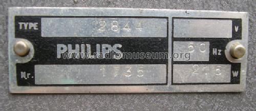 60 Watt Amplifier 2844; Philips; Eindhoven (ID = 250394) Ampl/Mixer