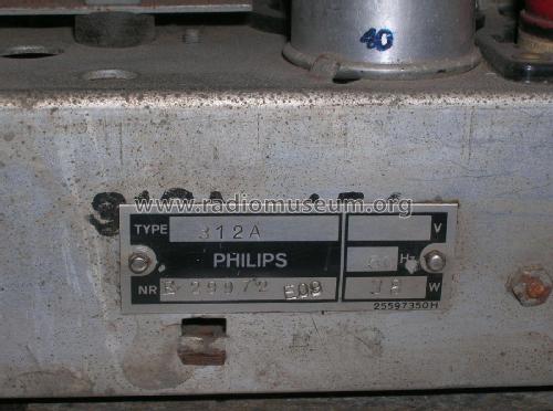 312A; Philips; Eindhoven (ID = 2880357) Radio