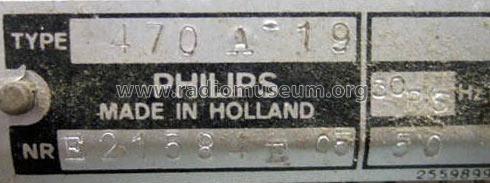 470A-19; Philips; Eindhoven (ID = 646388) Radio