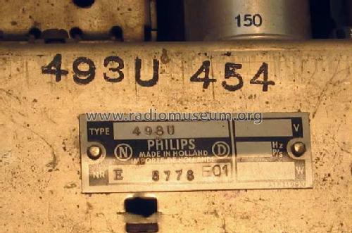 493U; Philips; Eindhoven (ID = 196689) Radio