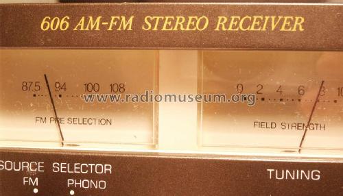 606 AM-FM Stereo Receiver 22AH606; Philips; Eindhoven (ID = 592290) Radio