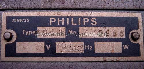 Super inductance 620A; Philips; Eindhoven (ID = 504568) Radio