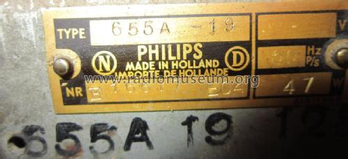 655A-19; Philips; Eindhoven (ID = 2311026) Radio