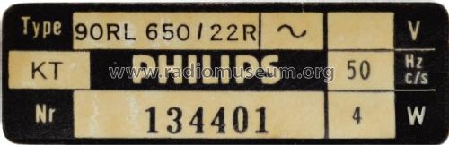 90RL650 /22R; Philips Hong Kong (ID = 2045534) Radio