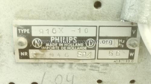 916X -10; Philips; Eindhoven (ID = 2579598) Radio