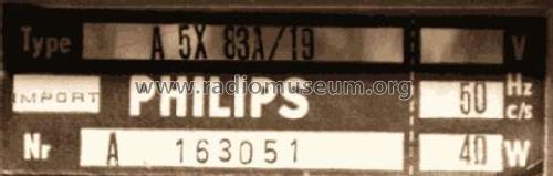 A5X83A /19; Philips; Eindhoven (ID = 818144) Radio