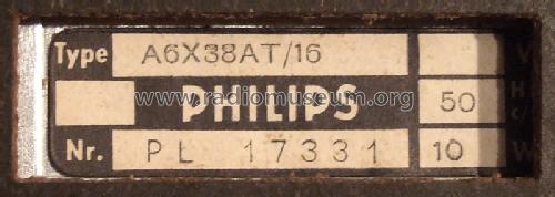 A6X38AT /16; Philips Belgium (ID = 579053) Radio