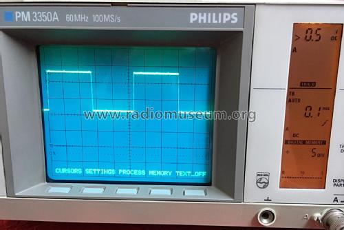 Analogue and Digital Storage Oscilloscope PM3350A /50; Philips; Eindhoven (ID = 2411563) Equipment