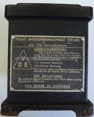 Anodenspannungsapparat 3001; Philips; Eindhoven (ID = 1004255) Power-S