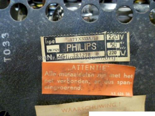 Automatic 17TX333A /10; Philips; Eindhoven (ID = 1482358) Television