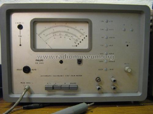 Automatisches Röhrenvoltmeter PM2405; Philips; Eindhoven (ID = 1473112) Equipment