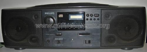 Sound Machine CD-Radio Cassette Recorder AZ8022 /00; Philips Malaysia; (ID = 2687667) Radio