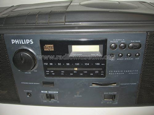 Sound Machine CD-Radio Cassette Recorder AZ8022 /00; Philips Malaysia; (ID = 2687668) Radio