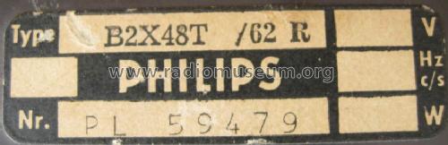 B2X48T /62R; Philips Belgium (ID = 634513) Radio