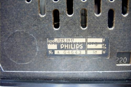 B2X80U; Philips; Eindhoven (ID = 143630) Radio