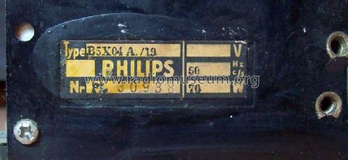 B5X04A /19; Philips Belgium (ID = 1258388) Radio