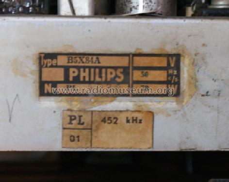 B5X84A /19 /32; Philips Belgium (ID = 1485115) Radio