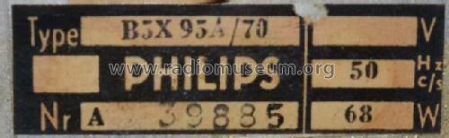 B5X95A /00 /70; Philips; Eindhoven (ID = 2526271) Radio