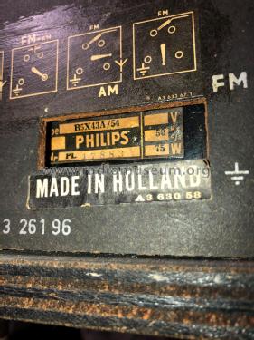 Bi-Ampli Stereo B5X43A /54; Philips; Eindhoven (ID = 2619226) Radio