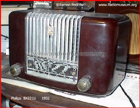 BX221U /10; Philips; Eindhoven (ID = 53529) Radio