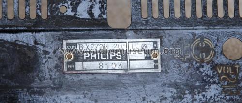 BX272U-20; Philips Belgium (ID = 2063135) Radio