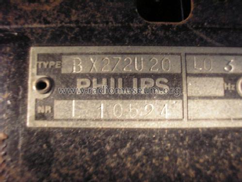 BX272U-20; Philips Belgium (ID = 2273305) Radio