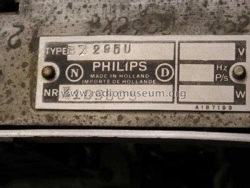 BX295U; Philips; Eindhoven (ID = 2363246) Radio