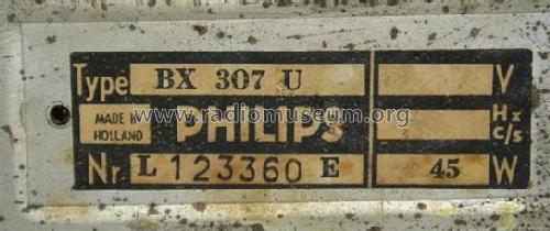 BX307U; Philips; Eindhoven (ID = 210607) Radio