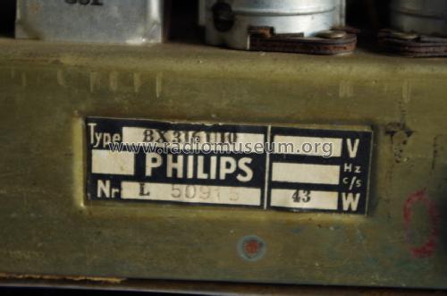 BX316U /10; Philips Belgium (ID = 1617116) Radio