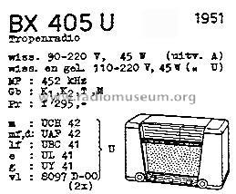 BX405U; Philips; Eindhoven (ID = 2377371) Radio