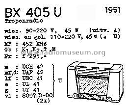 BX405U; Philips; Eindhoven (ID = 2377371) Radio