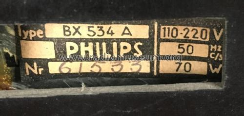 BX534A /12 /14 /50; Philips; Eindhoven (ID = 2728688) Radio