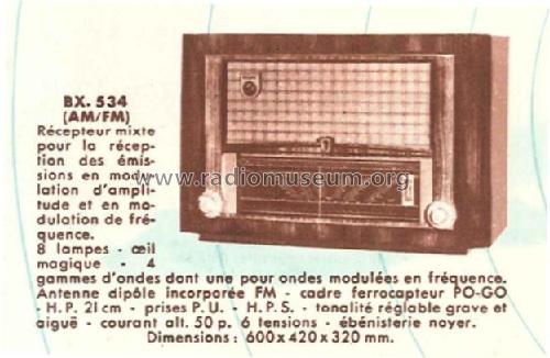 BX534A /12 /14 /50; Philips; Eindhoven (ID = 877312) Radio