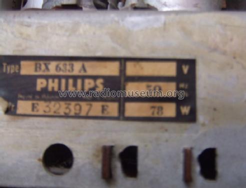 BX633A; Philips; Eindhoven (ID = 1381556) Radio