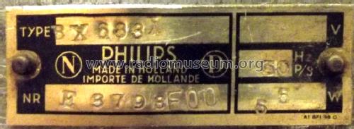 BX683X; Philips; Eindhoven (ID = 1312049) Radio