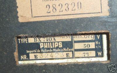 Bi-Ampli BX740A /00; Philips; Eindhoven (ID = 110342) Radio