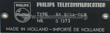 BX925A /00a /01a; Philips; Eindhoven (ID = 330392) Commercial Re