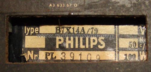 Reverbeo B7X14A /79; Philips Belgium (ID = 2579459) Radio