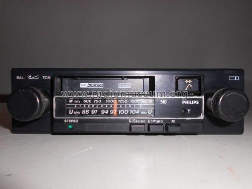 Cassette auto radio 22AC510 /00; Philips France; (ID = 2284189) Car Radio