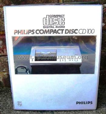 Compact Disc Player CD100 /05; Philips; Eindhoven (ID = 361568) Sonido-V