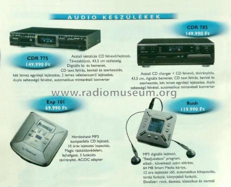 CD Changer & Recorder CDR 785; Philips; Eindhoven (ID = 2575671) Reg-Riprod