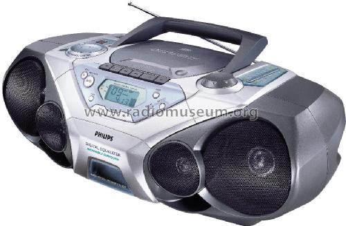 CD Radio Cassette recorder AZ1560; Philips; Eindhoven (ID = 1006936) Radio