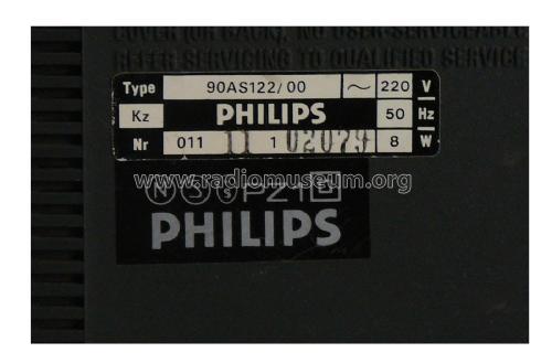 Clock Radio 90AS122; Philips; Eindhoven (ID = 2305460) Radio