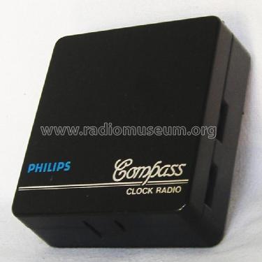 Compass Clock Radio D1858 /02R /03R; Philips; Eindhoven (ID = 1892951) Radio