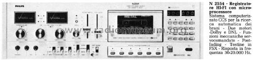 Computer Coded Search HiFi Cassette Deck N2554; Philips; Eindhoven (ID = 954302) R-Player