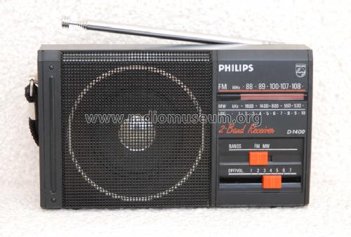 2-Band Receiver D1400 /30R /32R; Philips Malaysia; (ID = 1263021) Radio