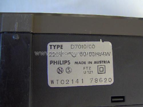 AM-FM Radio Cassette Recorder D7010 /00; Philips - Österreich (ID = 1045601) Radio